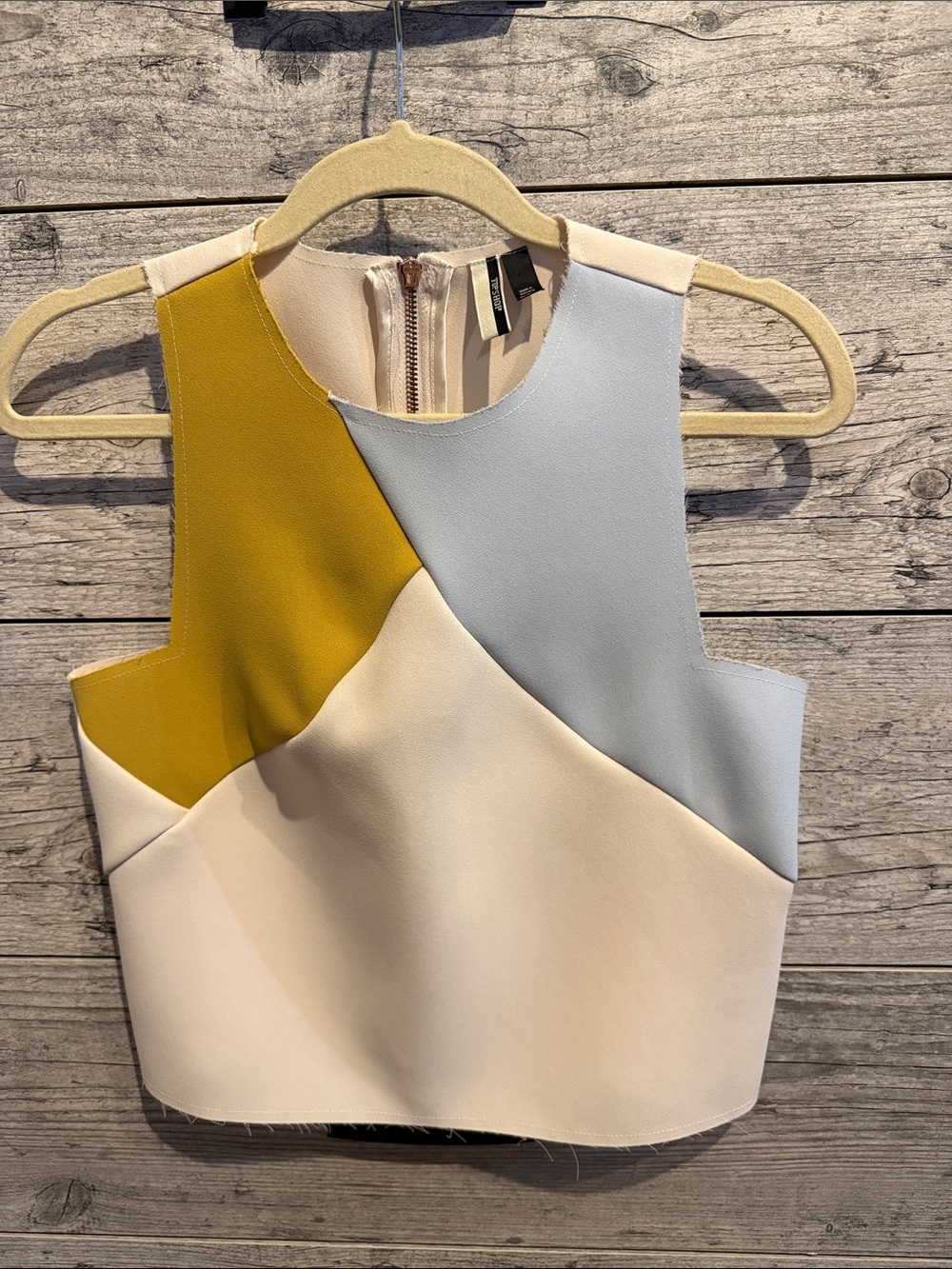Topshop Colorblock Top